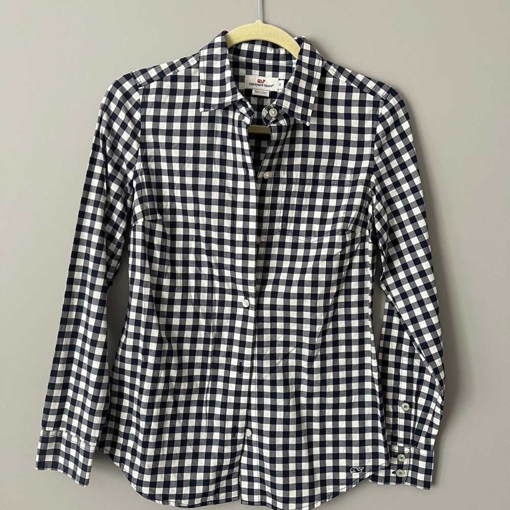 Vineyard Vines Checkered Shirt.